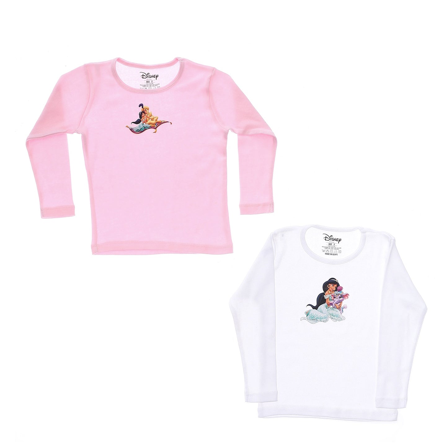 Aladdin Boys Long Sleeve Undershirt-Pack Of 2