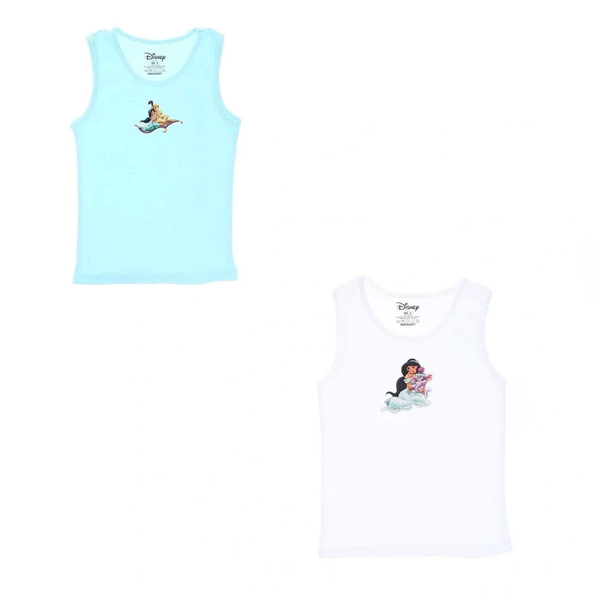 Aladdin Girls Tank Undershirt-Pack Of 2