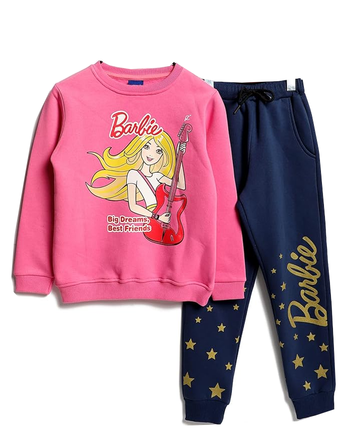 Barbie Girls Sweatshirt & Jogger Set