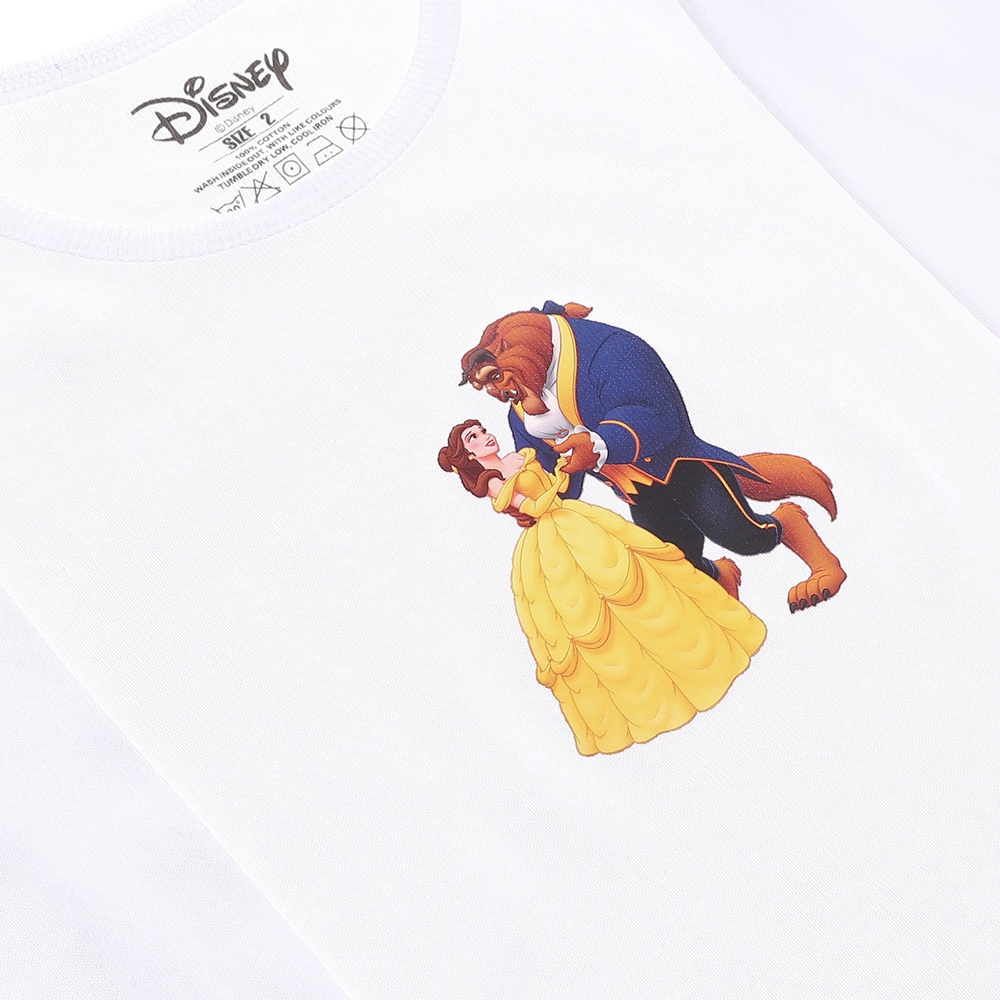 Beauty and The Beast Girls Long Sleeve Undershirt Pack O