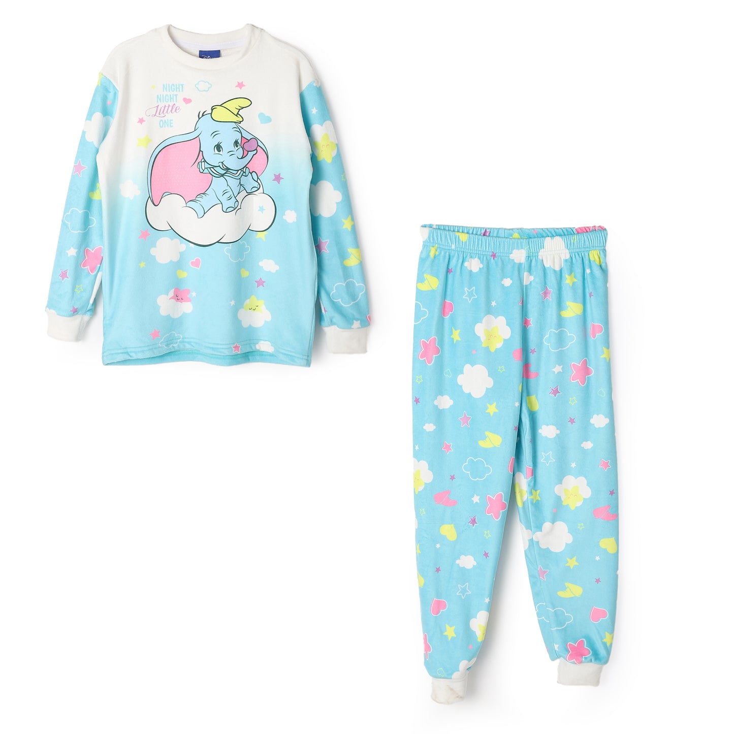Dumbo Girls Long Sleeve & Pants Pajama Set