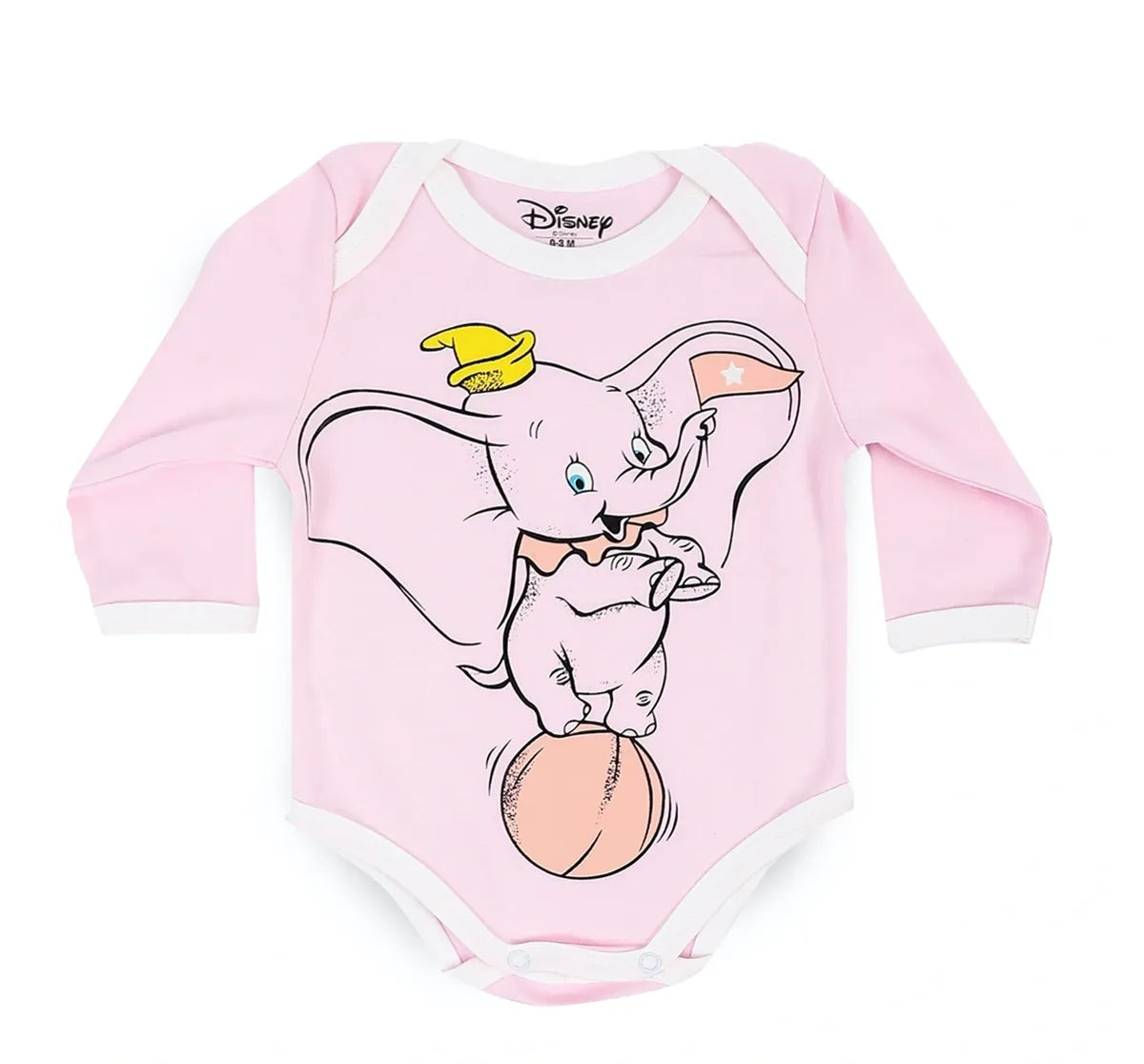 Dumbo Long Sleeve Babysuit