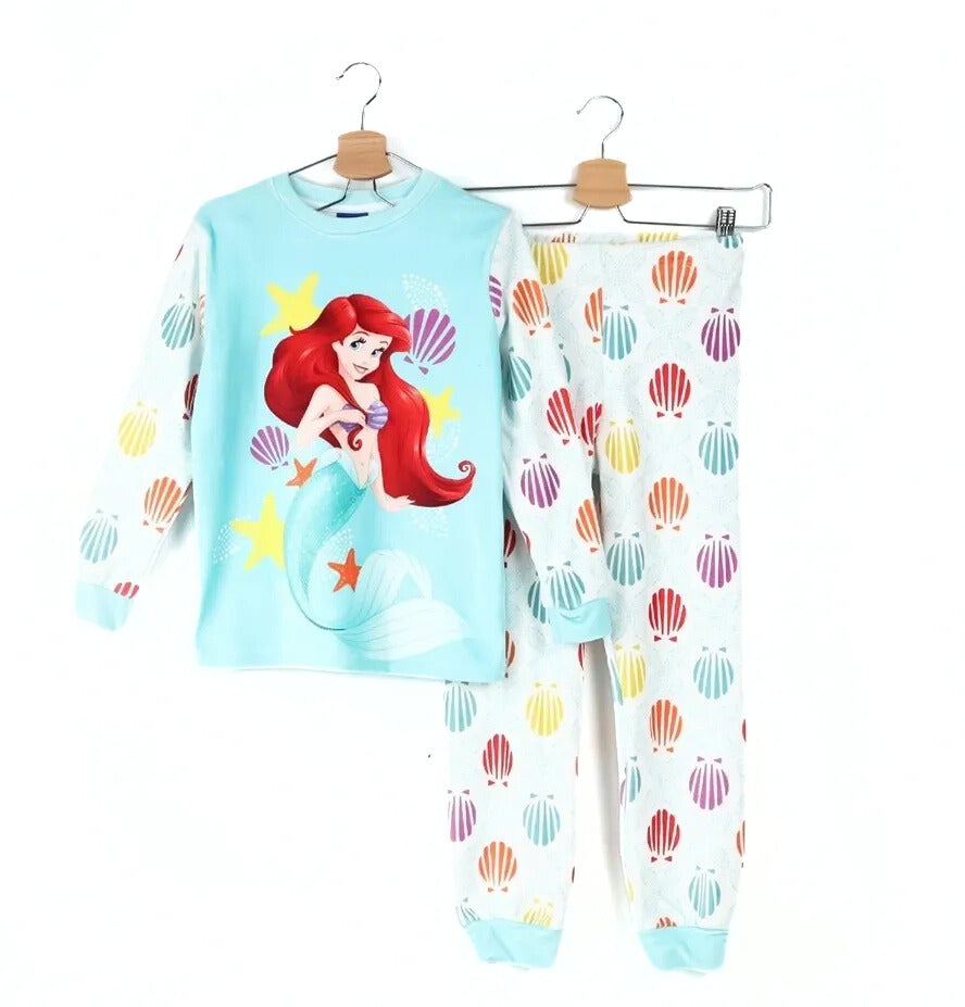 Little Mermaid Girls Long Sleeve & Pants Pajama Set