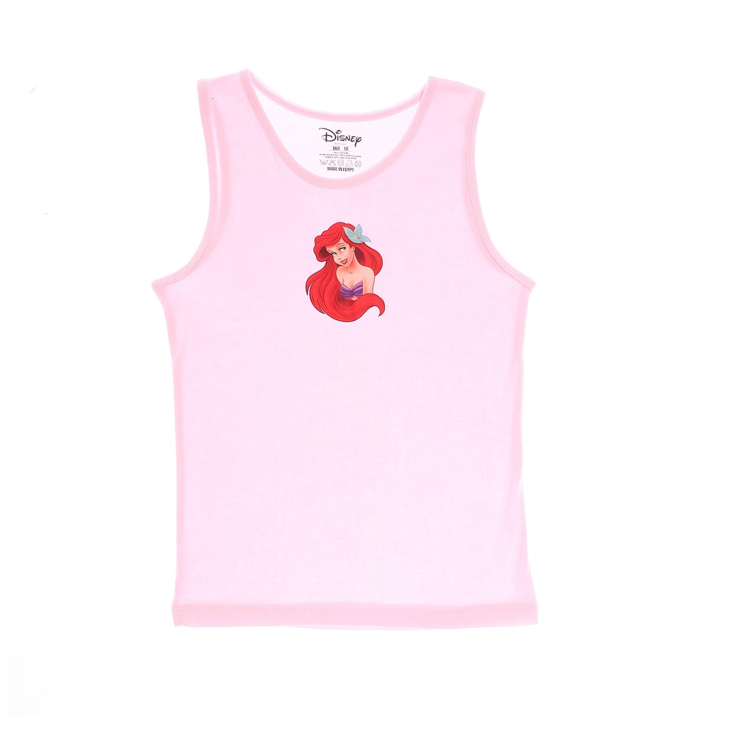 Little Mermaid Girls Tank Undershirt-Pack Of 2