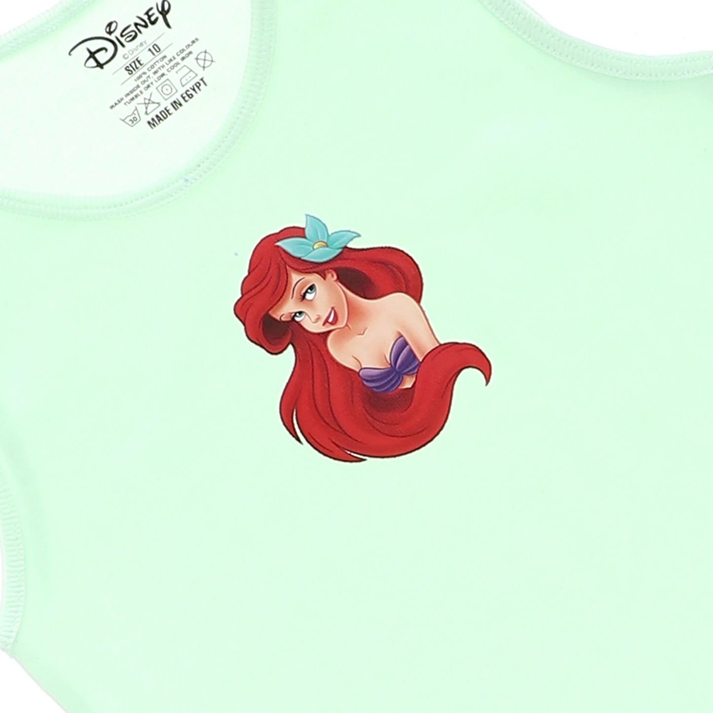 Little Mermaid Girls Tank Undershirt-Pack Of 2