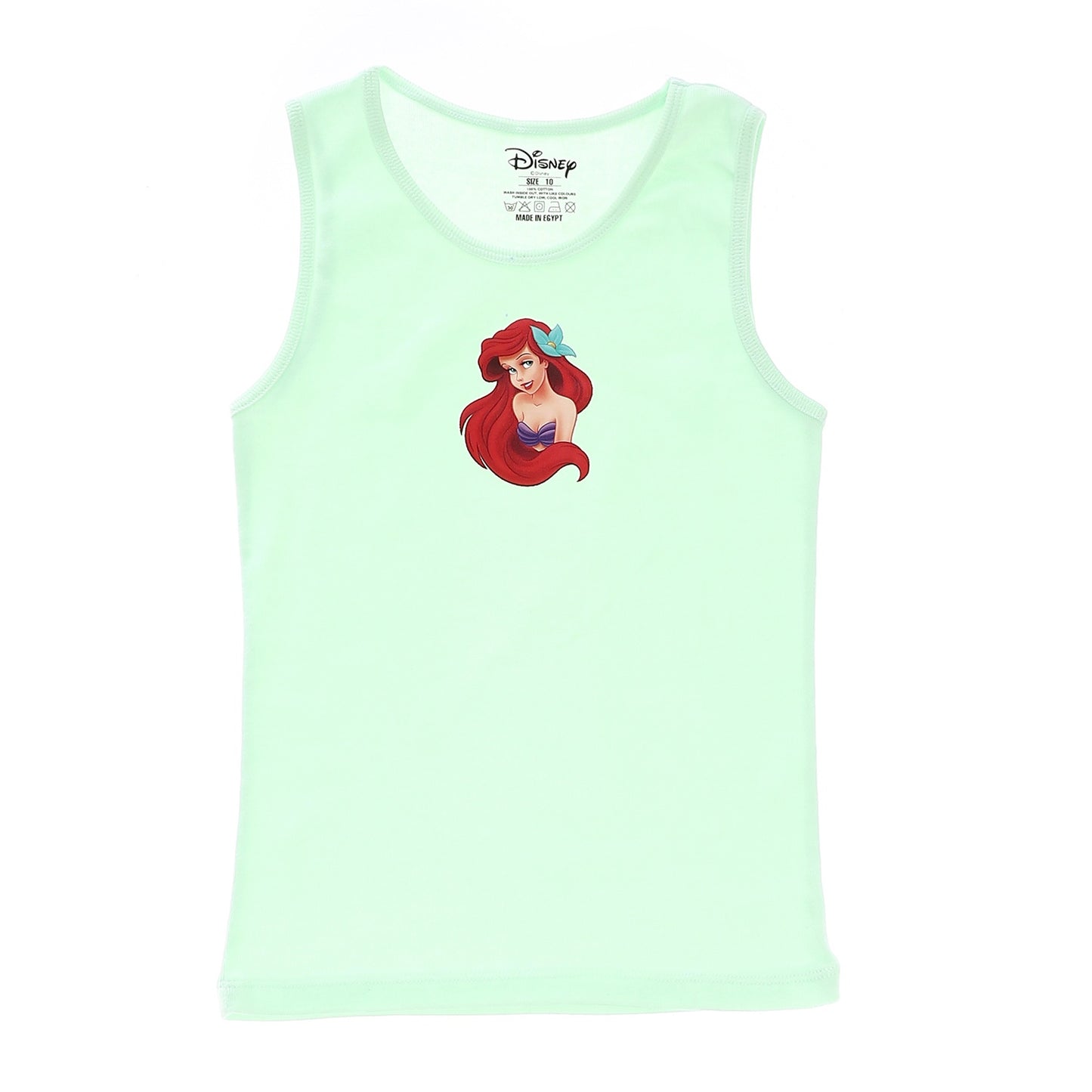 Little Mermaid Girls Tank Undershirt-Pack Of 2