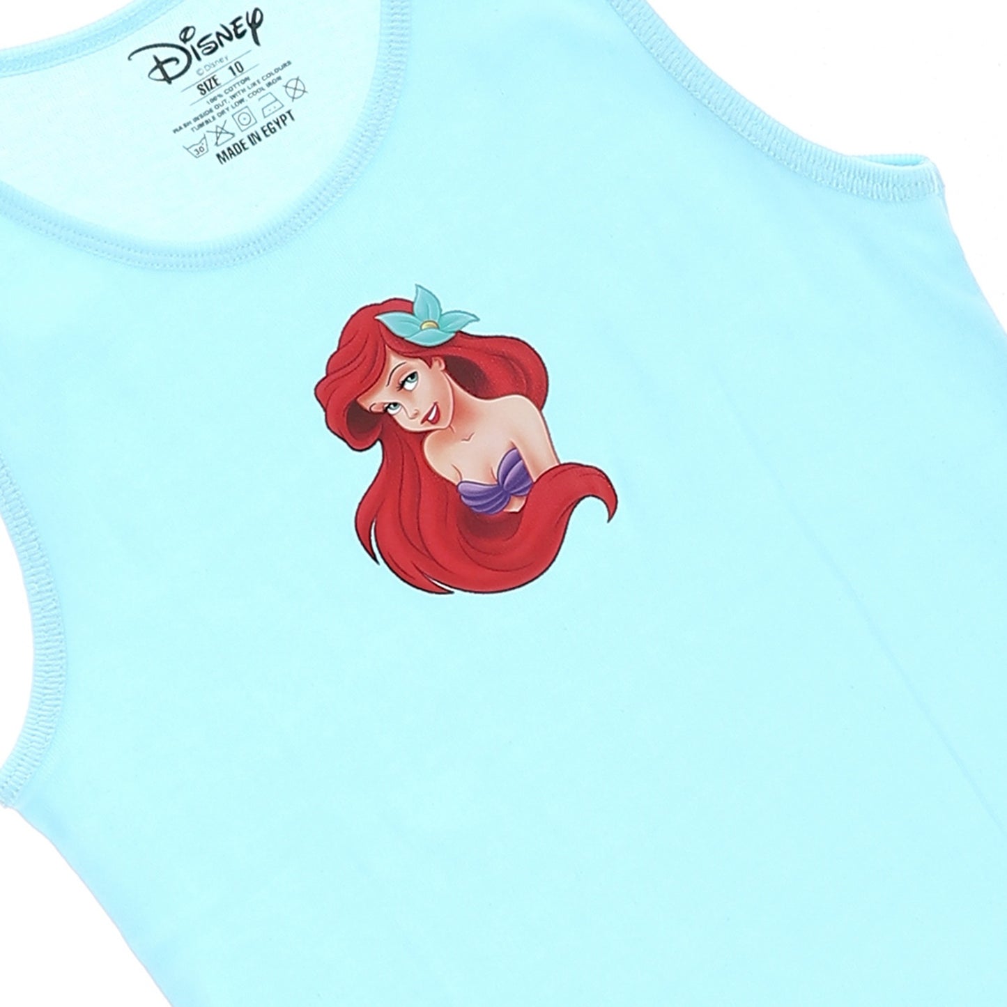 Little Mermaid Girls Tank Undershirt-Pack Of 2