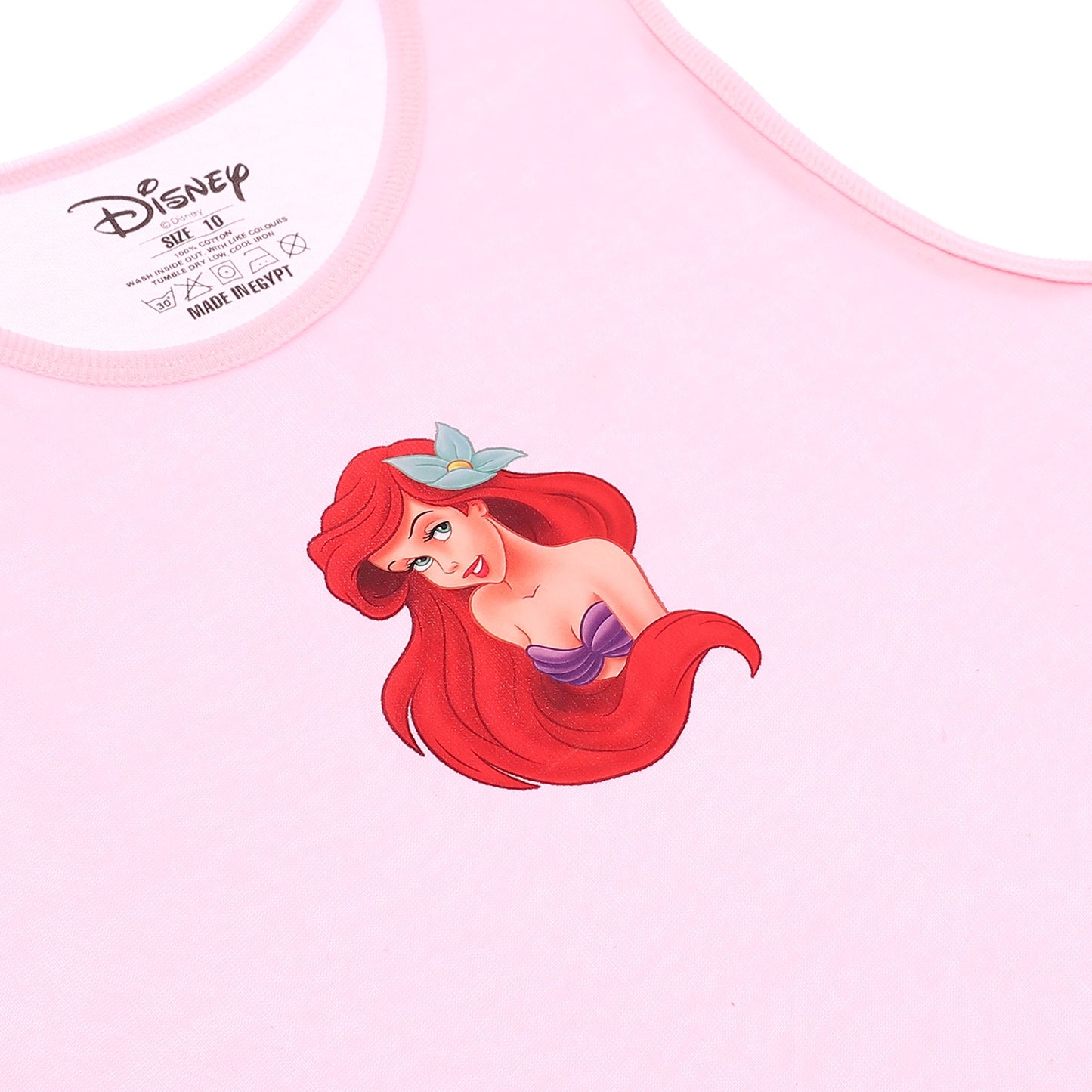 Little Mermaid Girls Tank Undershirt-Pack Of 2