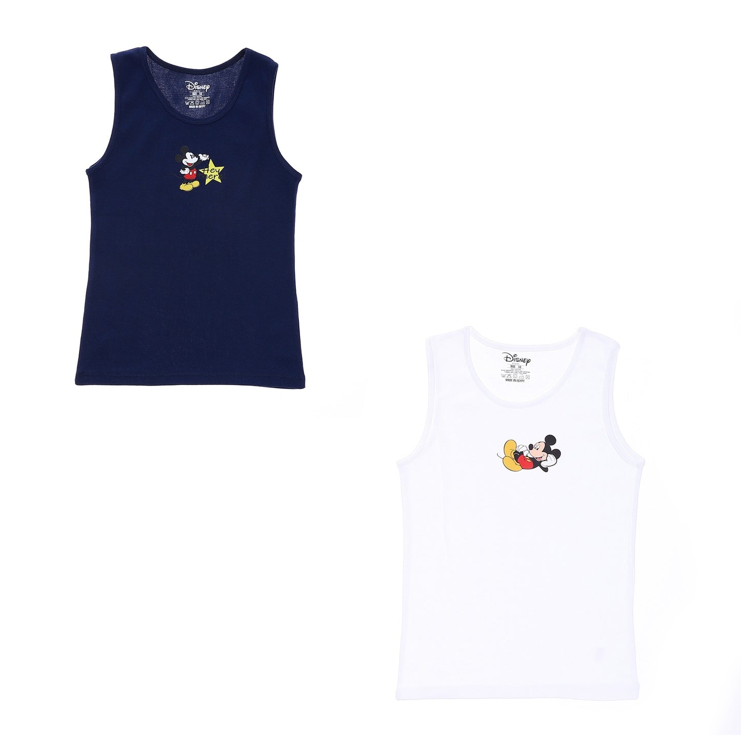 Mickey Mouse Boys Tank Undershirt-Pack Of 2