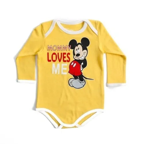 Mickey Mouse Long Sleeve Babysuit