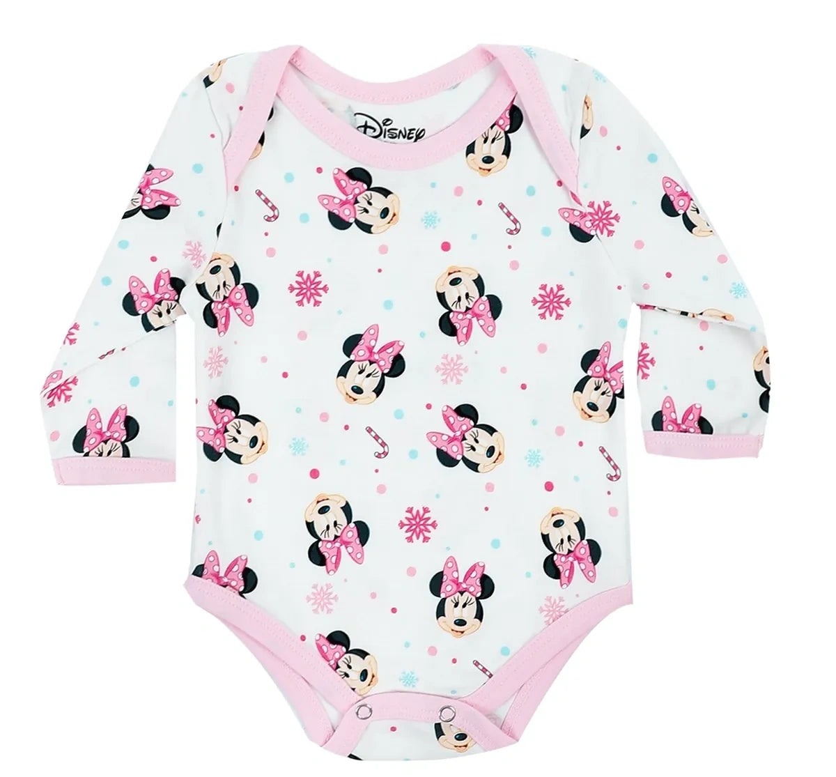Minnie Mouse Long Sleeve Babysuit