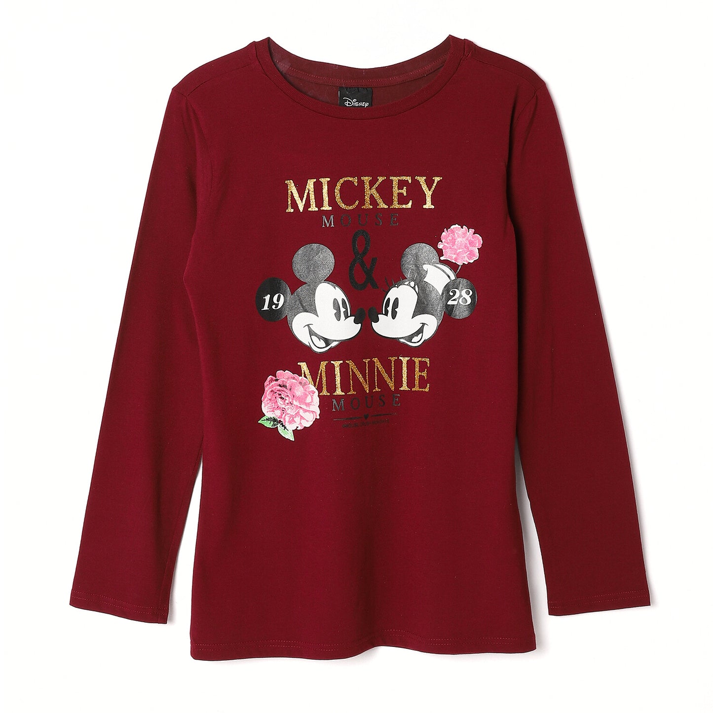 Minnie Mouse Women Long Sleeve Tee
