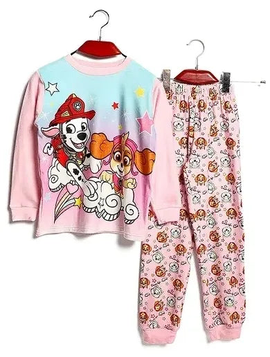Paw Patrol Girls Long Sleeve & Pants Pajama Set