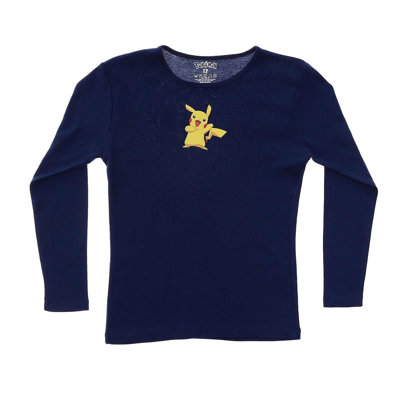 Pokemon Boys Long Sleeve Undershirt-Pack Of 2