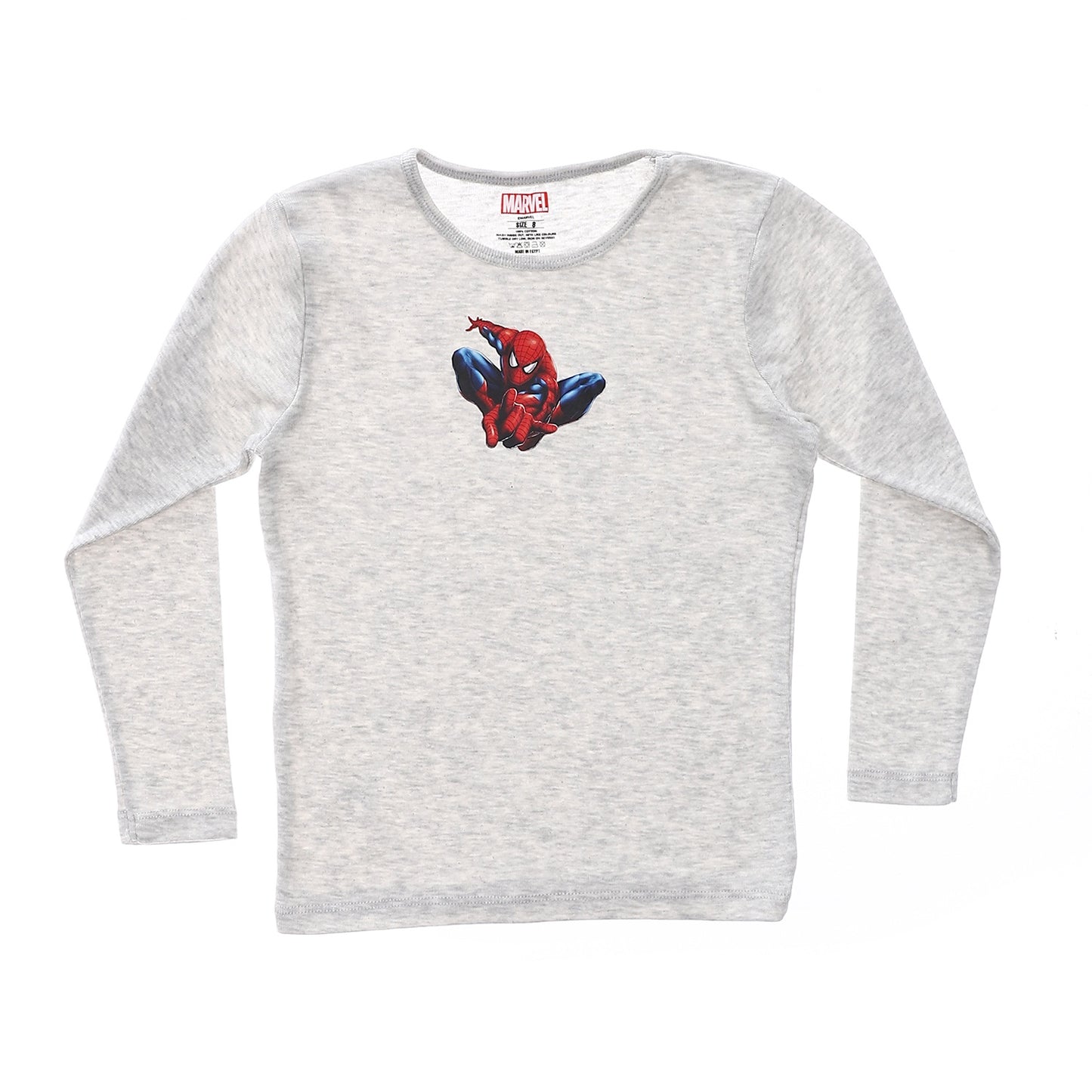 Spider-Man Boys Long Sleeve Undershirt-Pack Of 2