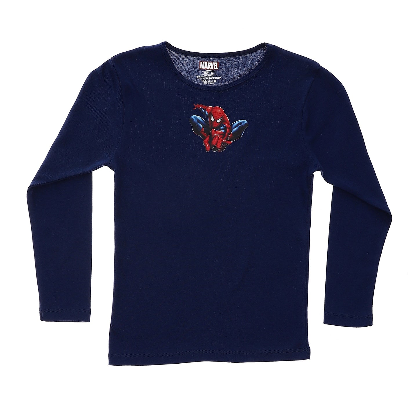 Spider-Man Boys Long Sleeve Undershirt-Pack Of 2