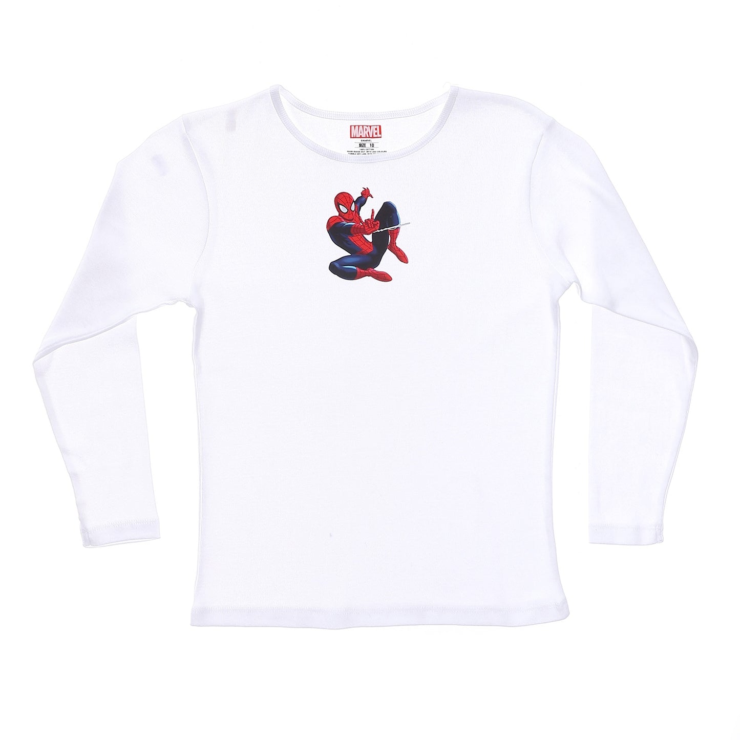 Spider-Man Boys Long Sleeve Undershirt-Pack Of 2