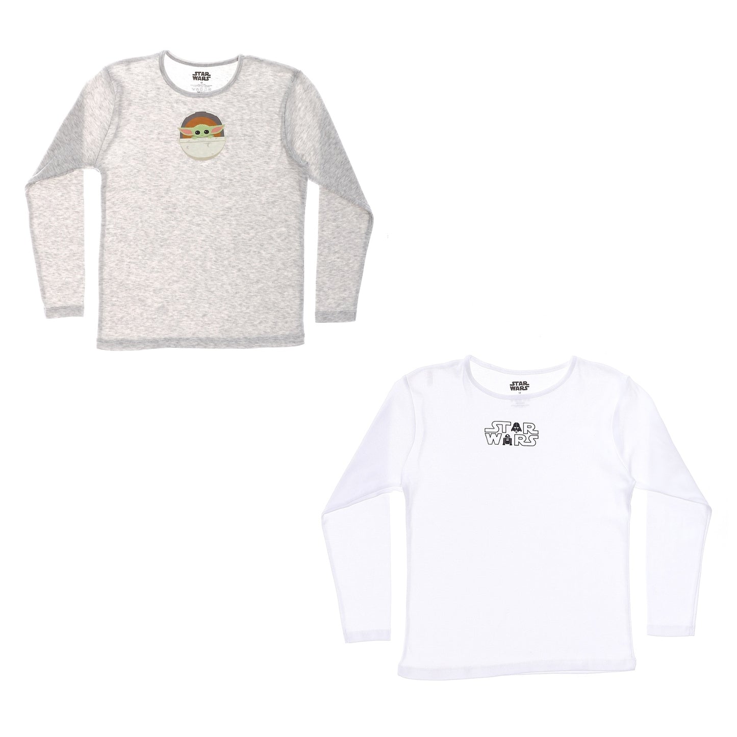 Star Wars Boys Long Sleeve Undershirt-Pack Of 2