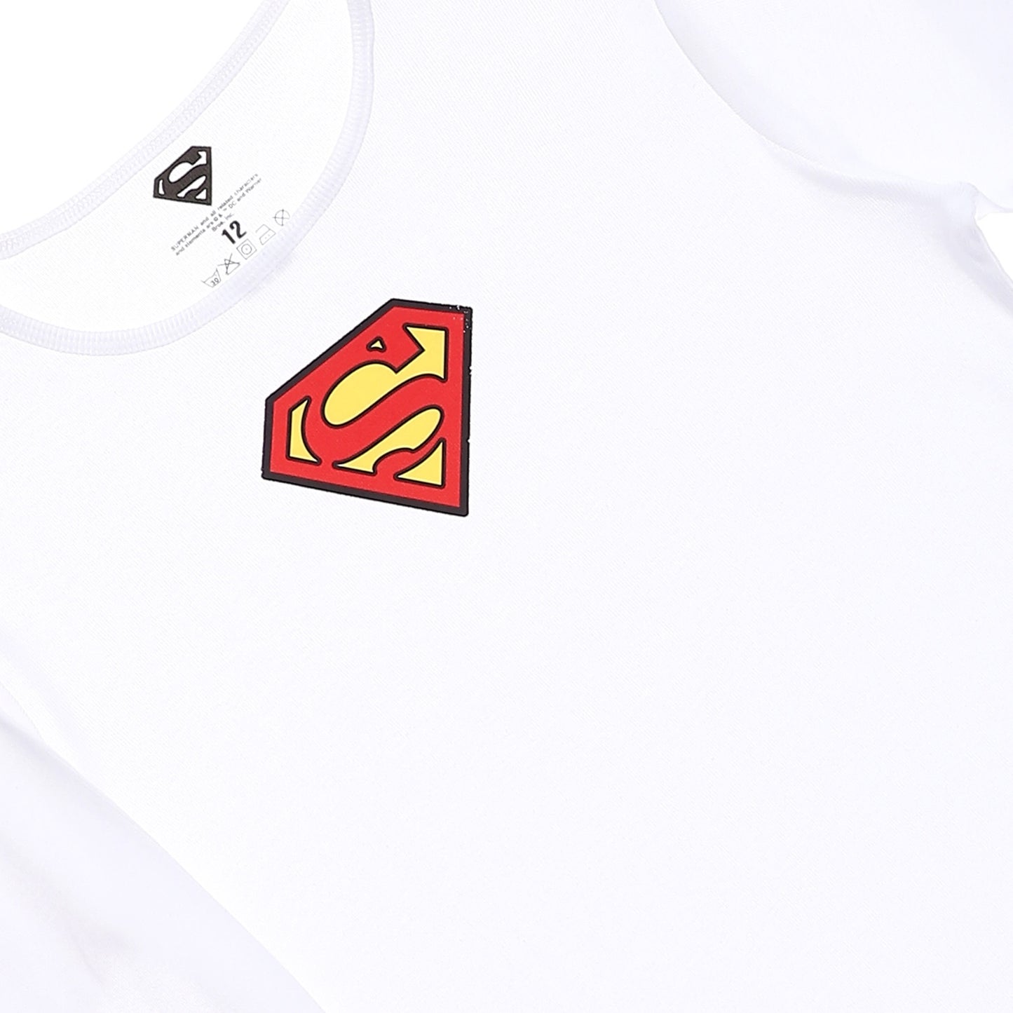 Super Man Boys Long Sleeve Undershirt-Pack Of 2