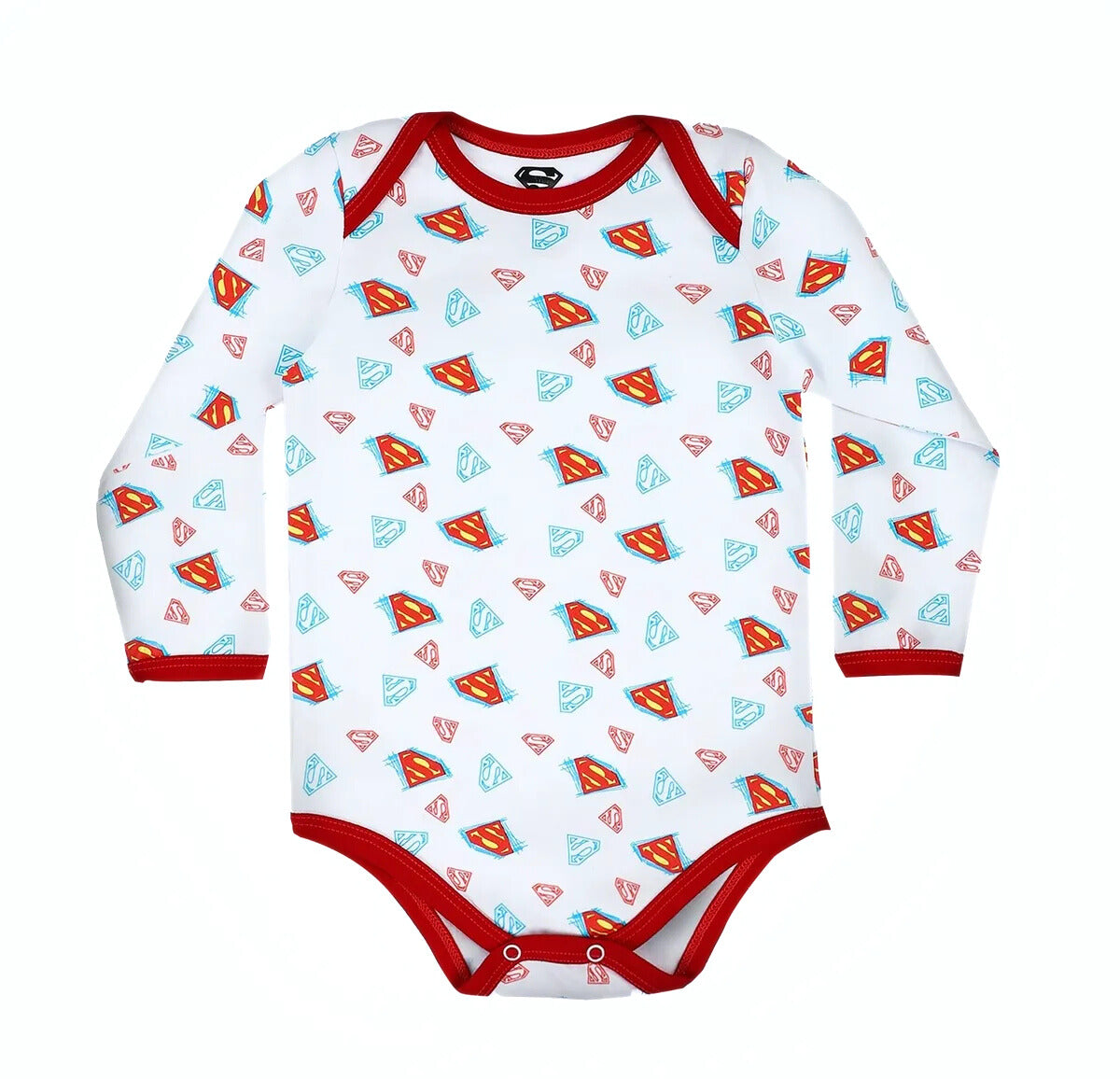 Superman Long Sleeve Babysuit