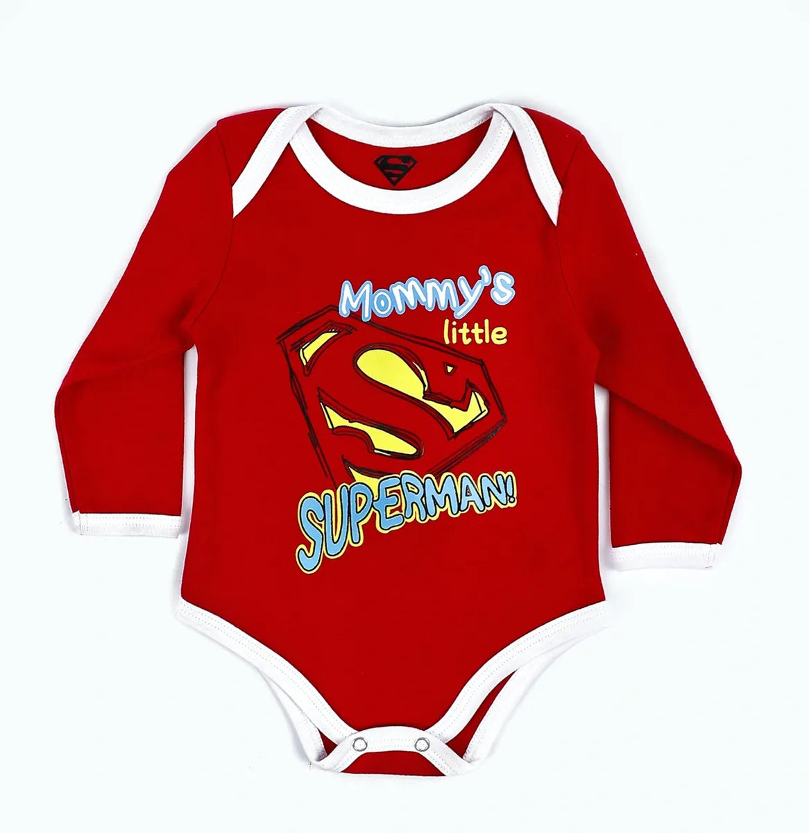 Superman Long Sleeve Babysuit
