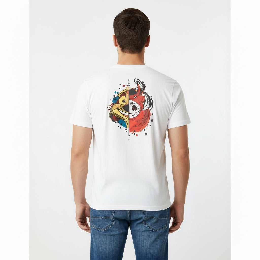 Timon & Pumba Men Short Sleeve Tee