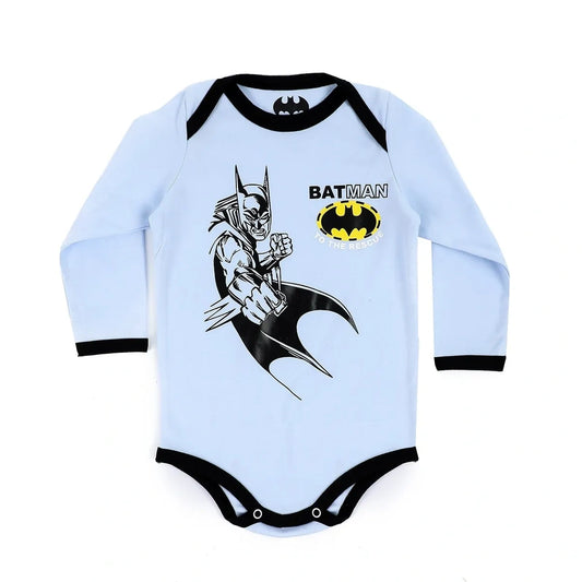 Batman Logo Long Sleeve Baby Bodysuit