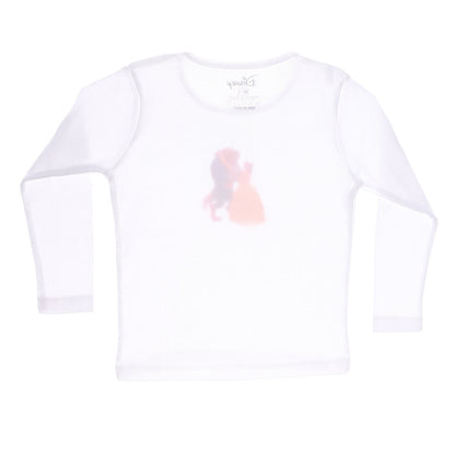 Beauty and The Beast Girls Long Sleeve Undershirt Pack Of 2