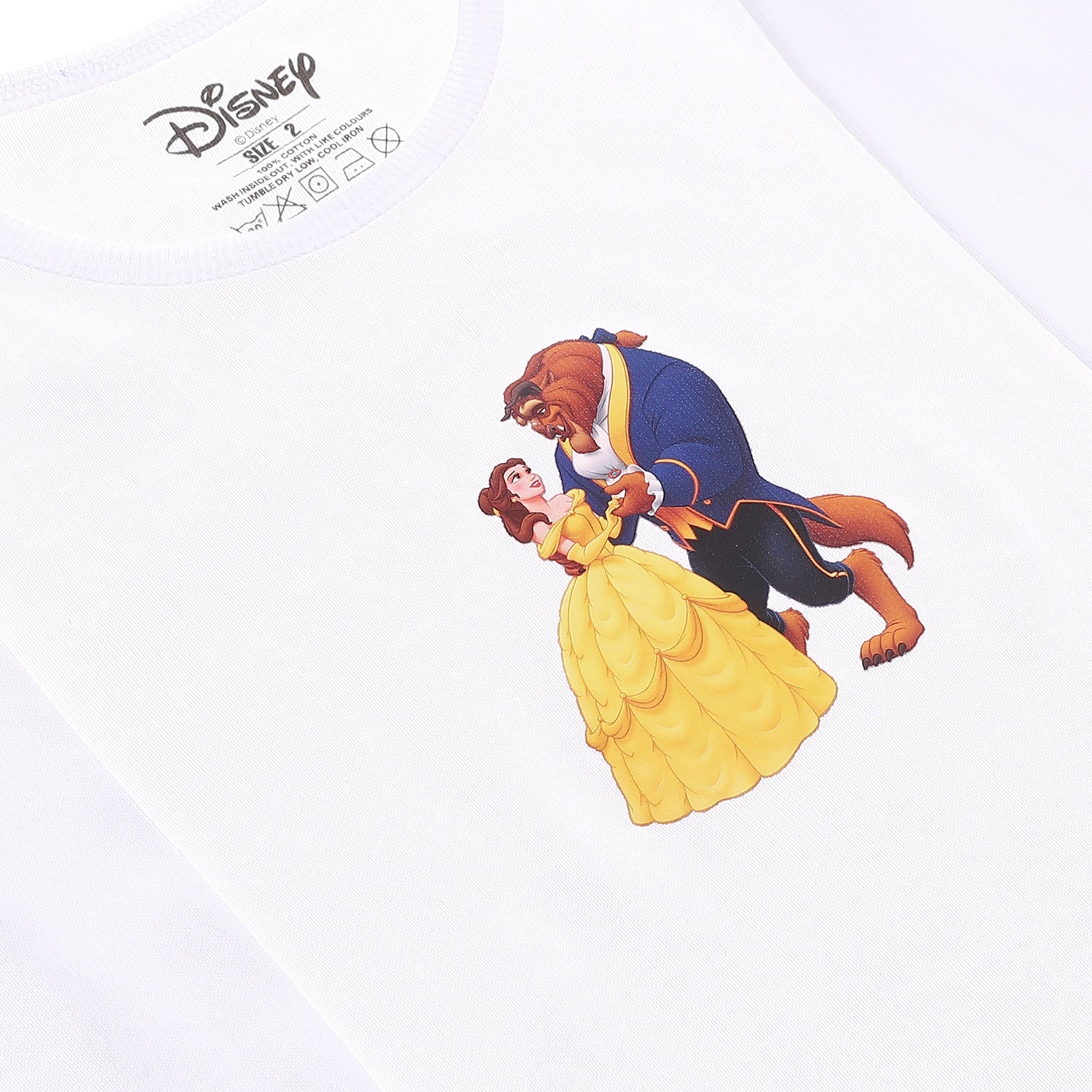 Beauty and The Beast Girls Long Sleeve Undershirt Pack O