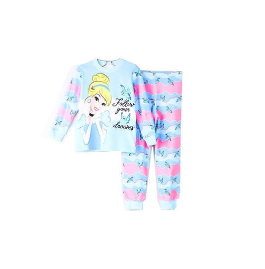 Cinderella Girls Long Sleeve & Pants Pajama Set