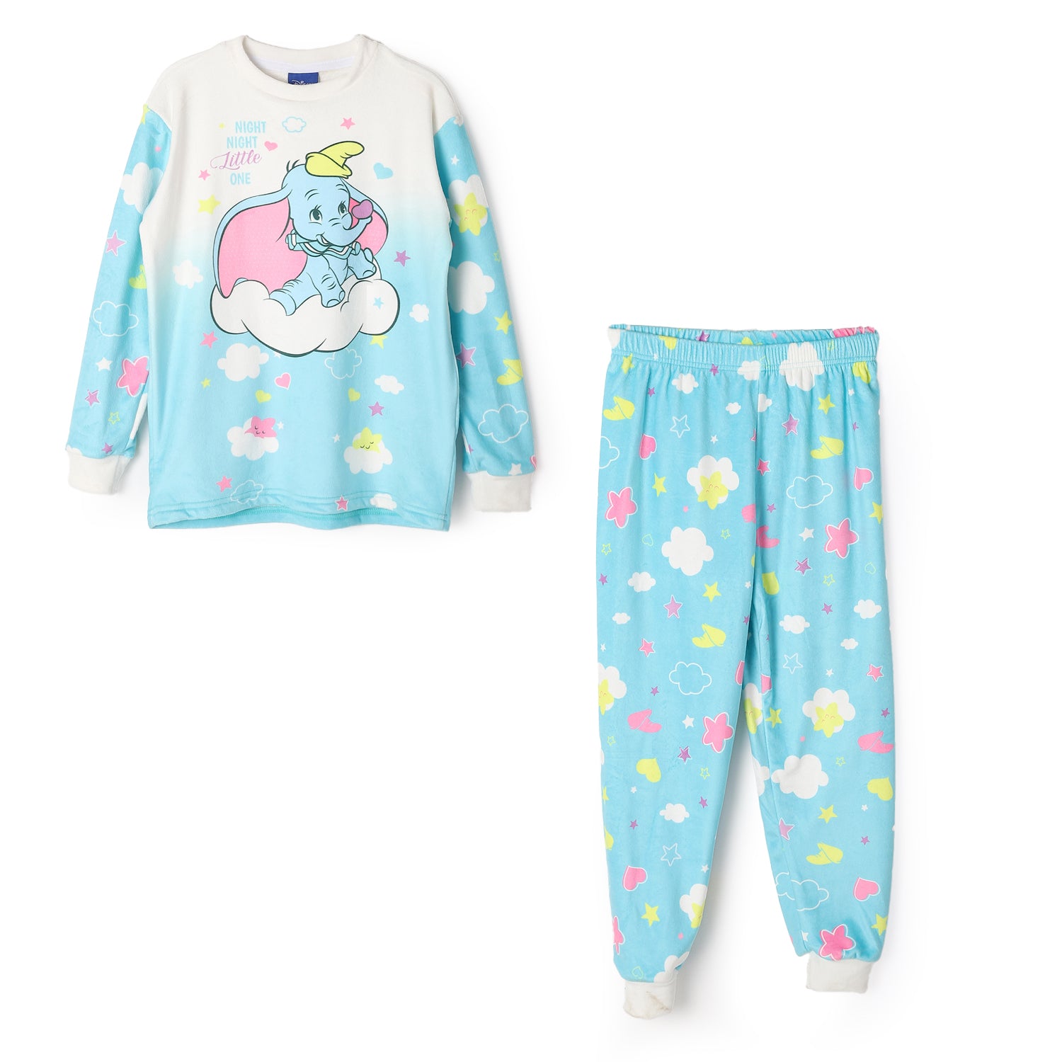 Dumbo Girls Long Sleeve & Pants Pajama Set