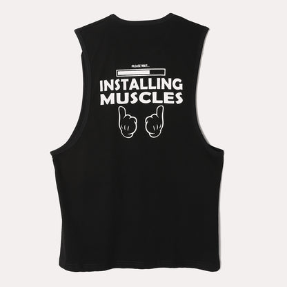 Installing Muscles Men Tank Top