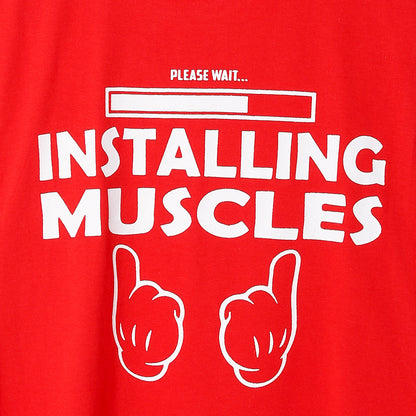 Installing Muscles Men Tank Top