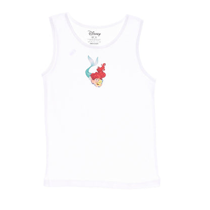 Little Mermaid Girls Tank Undershirt-Pack Of 2