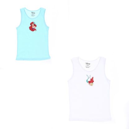 Little Mermaid Girls Tank Undershirt-Pack Of 2