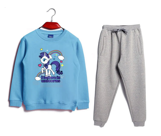 Little Pony Girls Sweatshirt & Jogger Set