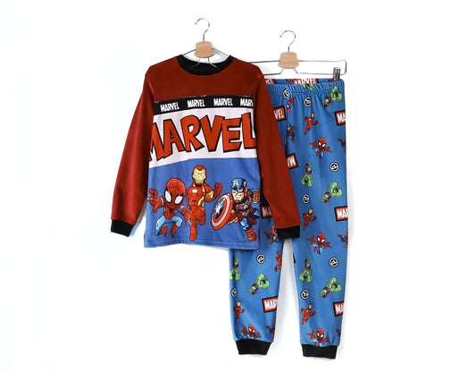 Marvel Boys Long Sleeve & Pants Pajama Set