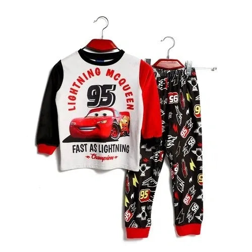 Mcqueen Car Boys Long Sleeve & Pants Pajama Set