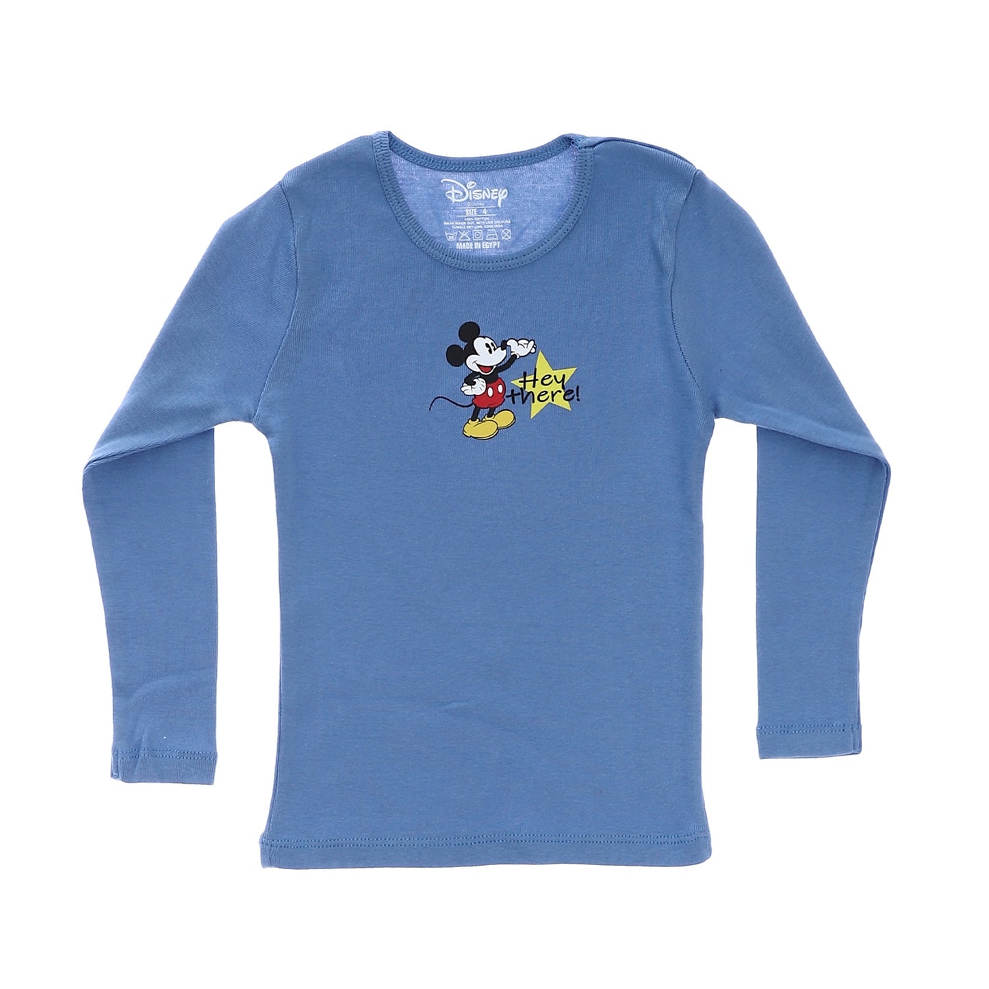 Mickey Mouse Boys Long Sleeve Undershirt-Pack Of 2