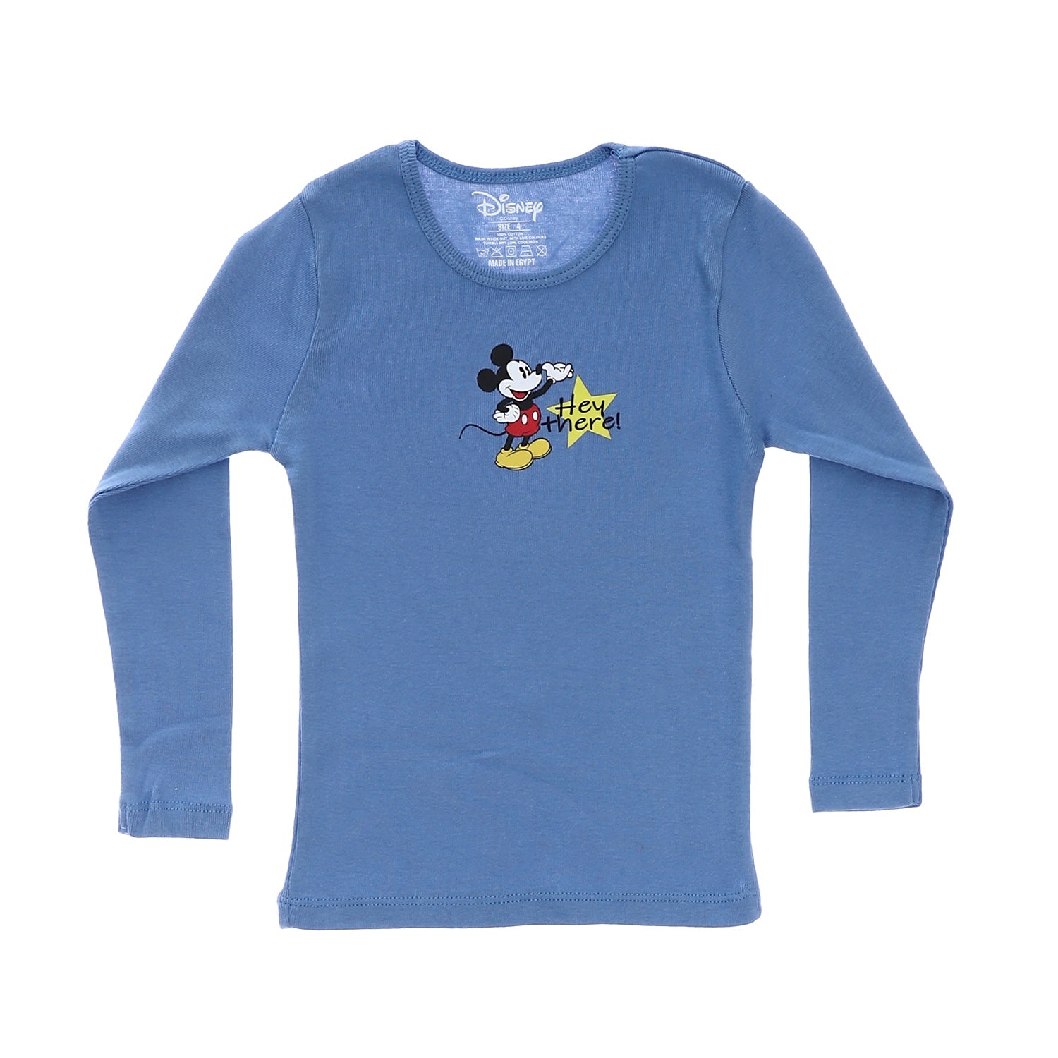 Mickey Mouse Boys Long Sleeve Undershirt-Pack Of 2