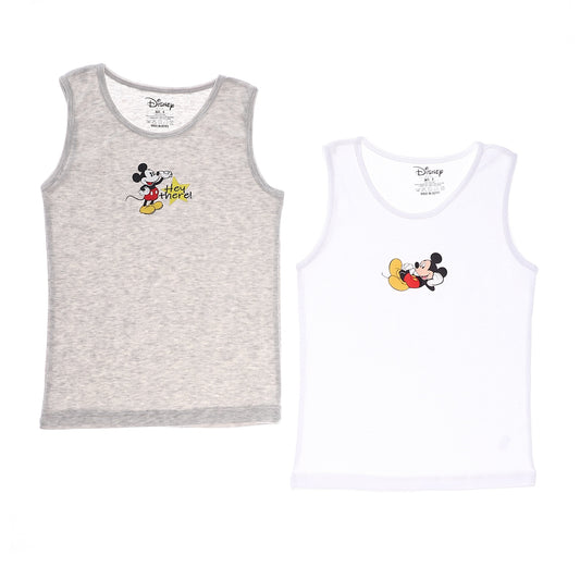 Mickey Mouse Boys Tank Undershirt-Pack Of 2