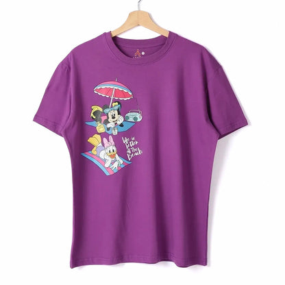 Mickey Mouse  Women Short Sleeve Tee