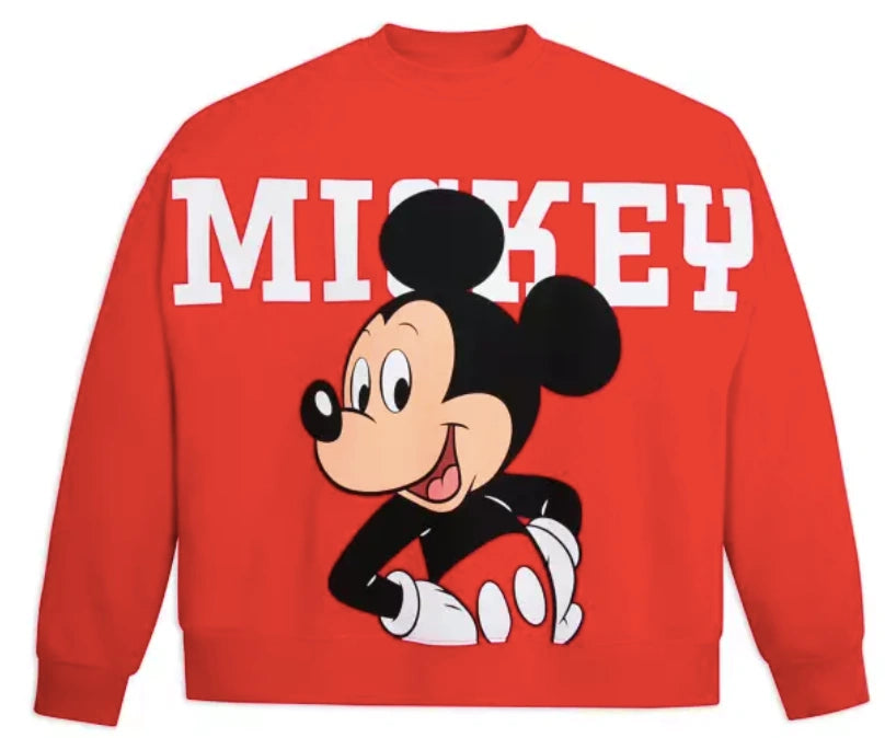 Mickey Mouse crewneck sweatshirt Disney casual wear