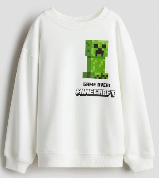 Minecraft crewneck sweatshirt