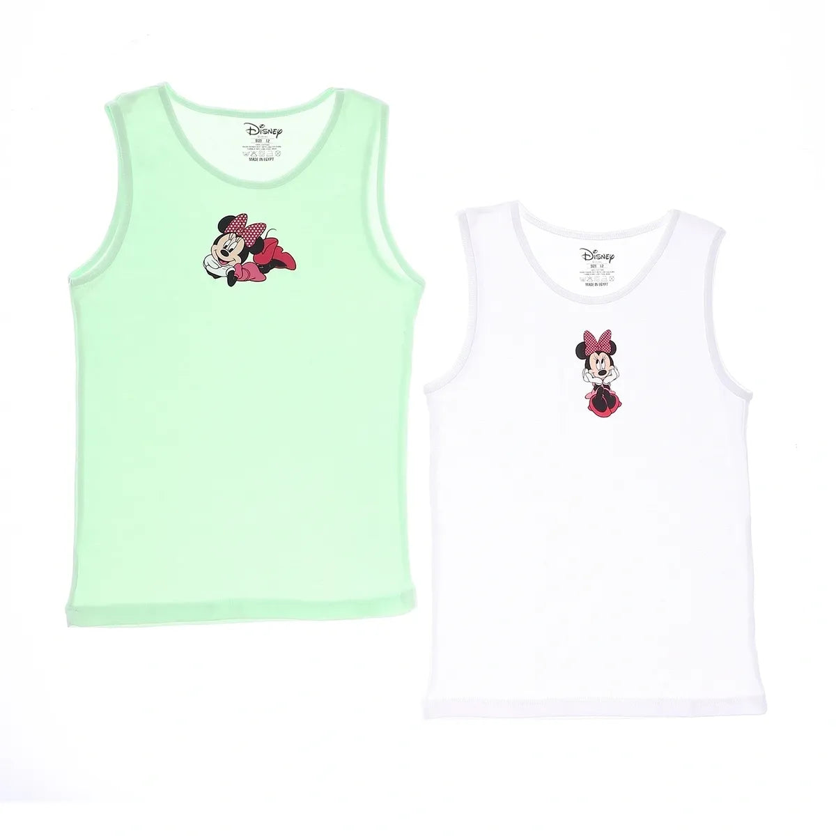 Minnie Mouse Girls Tank Undershirt-Pack Of 2