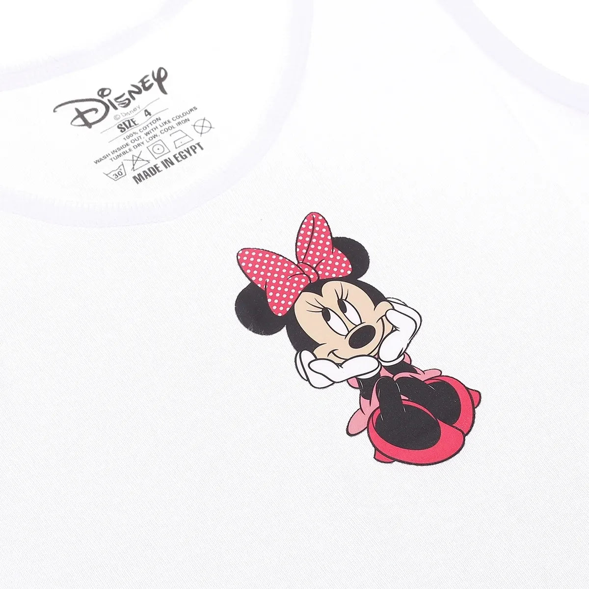Minnie Mous Girls Tank Undershirt-Pack Of 2