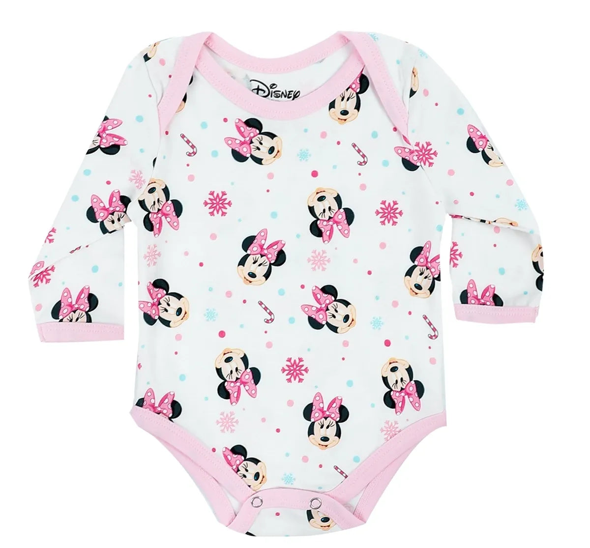Minnie Mouse Long Sleeve Babysuit