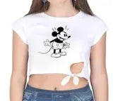 Minnie Mouse Women Crop Top