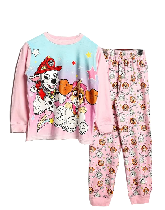 Paw Patrol Girls Long Sleeve & Pants Pajama Set