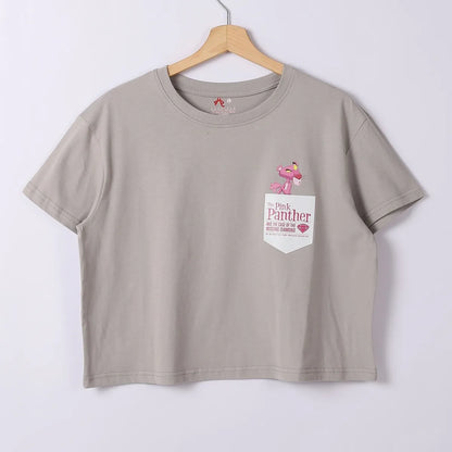 Pink Panther Women Crop Top